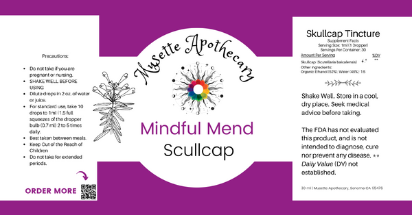 Mindful Mend Skullcap Tincture